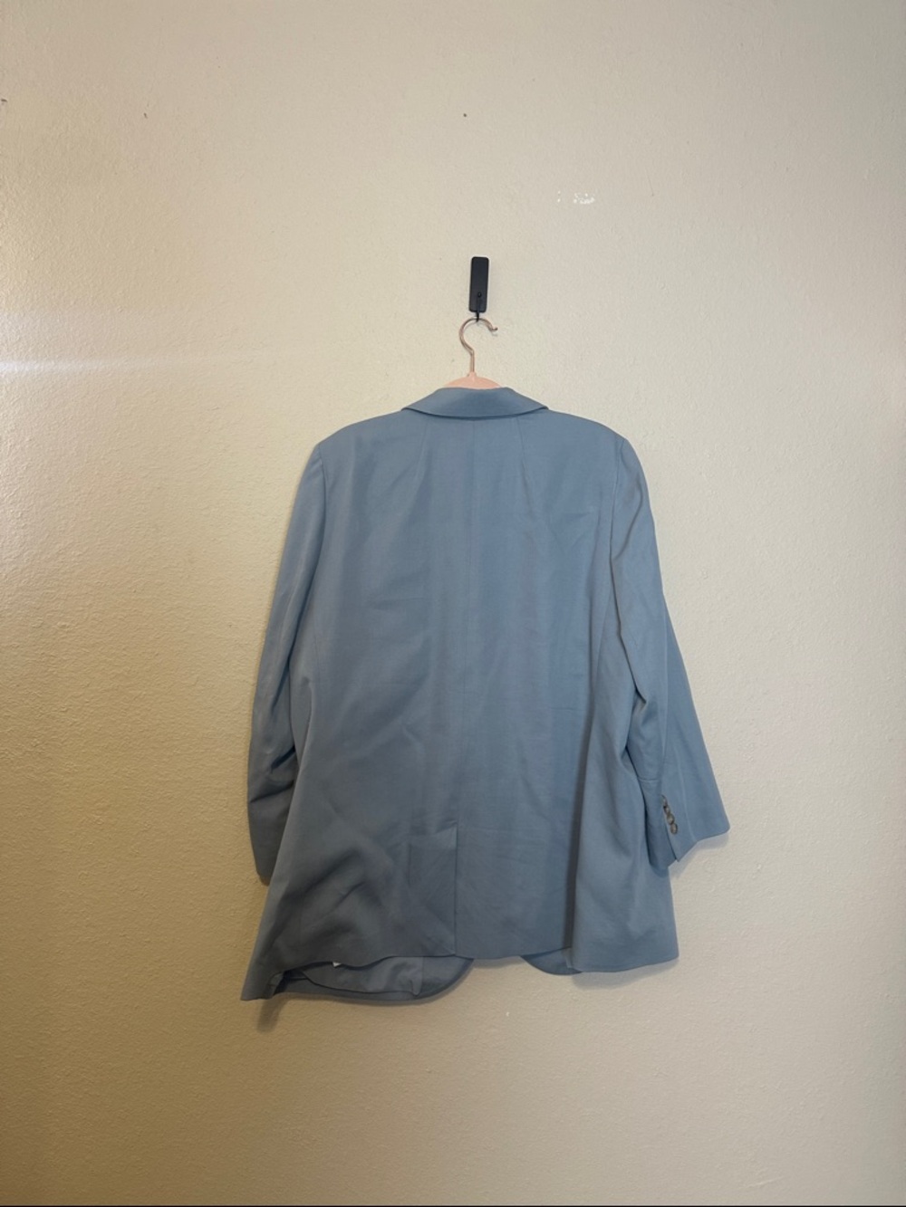 Madewell The Plus Larsen Blazer in Drapeweave In Overcast Size 2X NWT - Picture 9 of 10